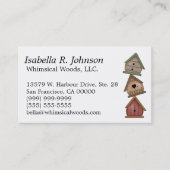 Drei gewitterte Geburtshäuser Visitenkarte (Vorderseite)