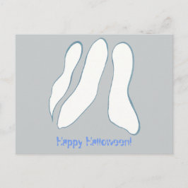 Drei ghosts Happy Halloween Postkarten
