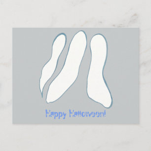 Drei ghosts Happy Halloween Postkarten