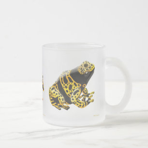 Drei Gift-Pfeil-Frosch-Tasse Mattglastasse