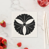 Drei Ginkgo-Blätter Serviette (Beispiel)