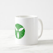 Drei Ginkgo-Blätter Tasse (VorderseiteRechts)