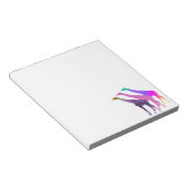 Drei Giraffen Design 5 Notizblock (angewinkelt)