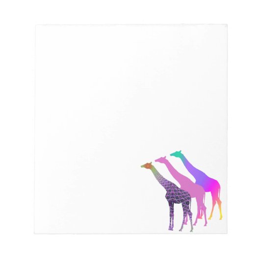 Drei Giraffen Design 5 Notizblock (Vorderseite)