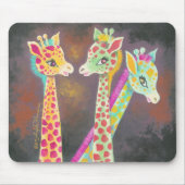 Drei Giraffen Mousepad (Vorne)