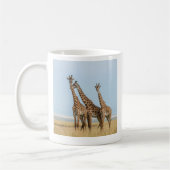 Drei Giraffen posierend Kaffeetasse (Links)