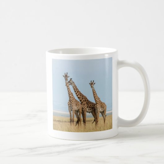 Drei Giraffen posierend Kaffeetasse (Rechts)