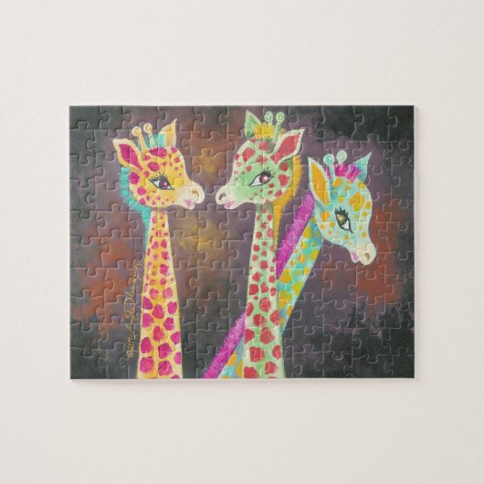 Drei Giraffen Puzzle (Horizontal)