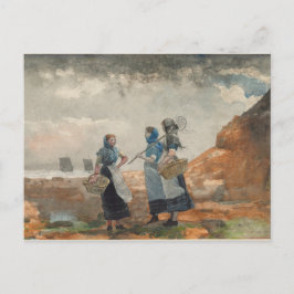 Drei Girls Angeln Postkarte