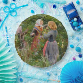 Drei Girls Picking BlackBerry (von Brendekilde) Pappteller (Party)