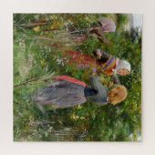 Drei Girls Picking BlackBerry (von Brendekilde) Puzzle (Horizontal)