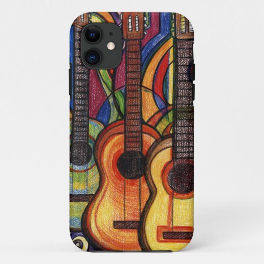 Drei Gitarren Case-Mate iPhone Hülle (Rückseite)