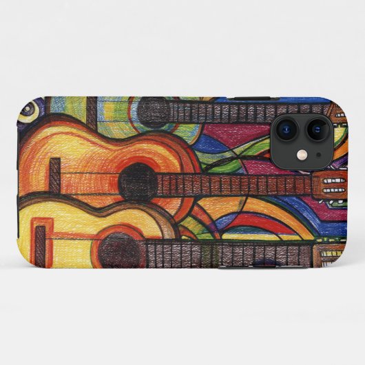 Drei Gitarren Case-Mate iPhone Hülle (Rückseite (Horizontal))