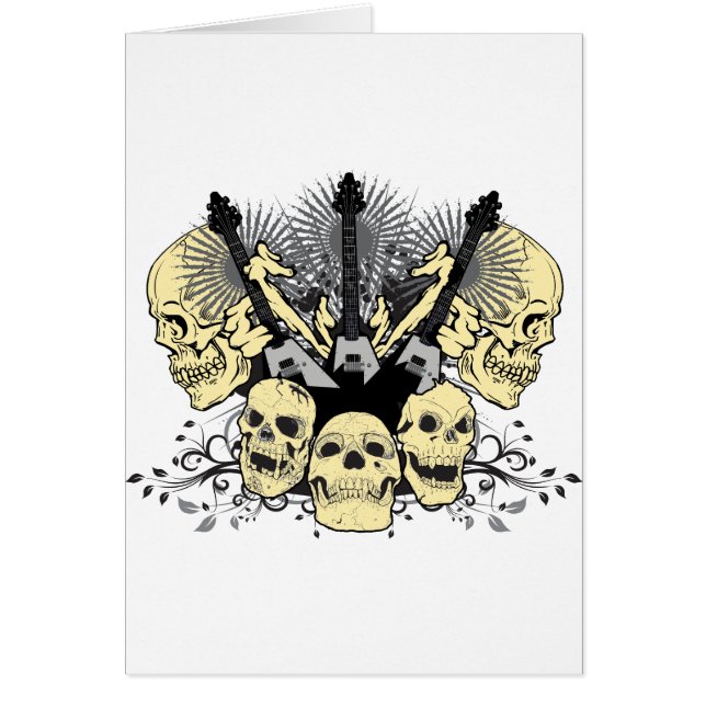 Drei Gitarren mit den Schädeln (Vorne)