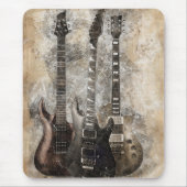 Drei Gitarren Mousepad (Vorne)