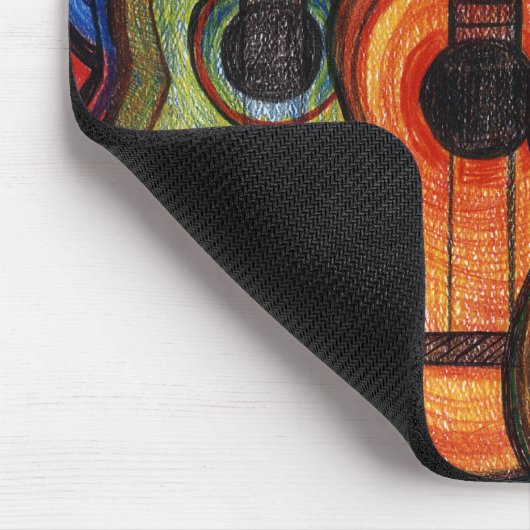 Drei Gitarren Mousepad (Ecke)