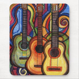 Drei Gitarren Mousepad