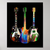 Drei Gitarren Poster (Vorne)
