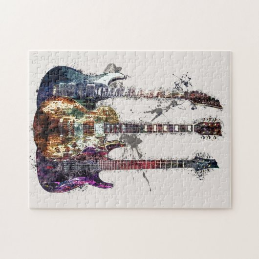Drei Gitarren Puzzle (Horizontal)