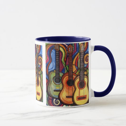 Drei Gitarren Tasse (Rechts)