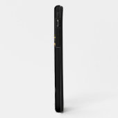 Drei Gitarren und Musiknoten, Name Case-Mate iPhone Hülle (Hinten/Links)