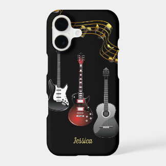 Drei Gitarren und Noten, Name
