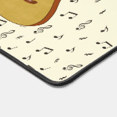 Drei Gitarrenmusikdesigns Schreibtischunterlage (Ecke)