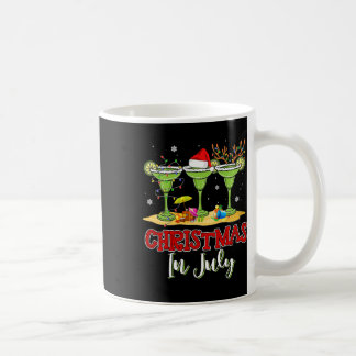 Drei Gläser Margarita Lustiger Trunk Weihnachten i Kaffeetasse