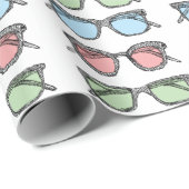 Drei Gläser Skizze- Geschenkpapier (Rolleneckpunkt)