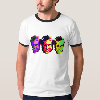 Drei glückliche Gesichter T-Shirt