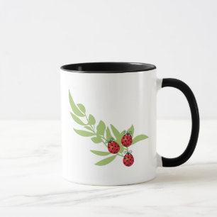Drei glückliche Marienkäfer Tasse