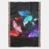 Drei glühende Schmetterlinge im Hintergrund Decke (Vorderseite Vertikal)
