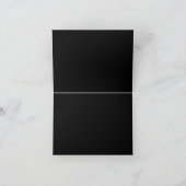 Drei glühende Schmetterlinge im Hintergrund Einladung (Innenseite)