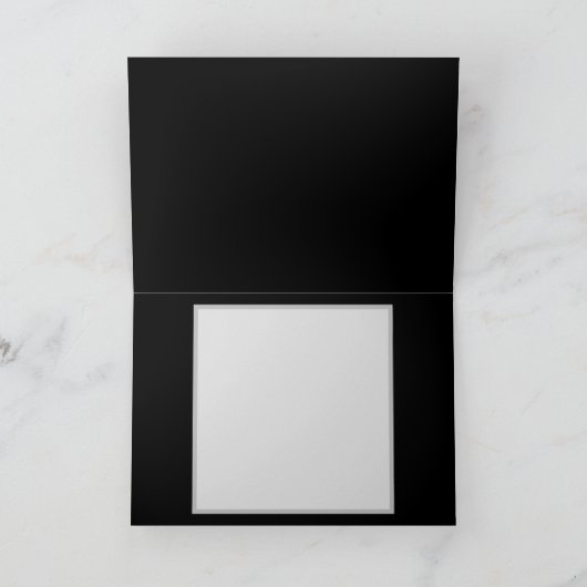 Drei glühende Schmetterlinge im Hintergrund Karte (Innenseite)