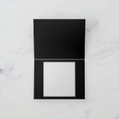 Drei glühende Schmetterlinge im Hintergrund Karte (Innenseite)