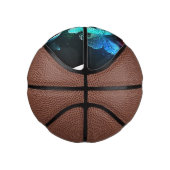 Drei glühende Schmetterlinge im Hintergrund Mini Basketball (Rechts)