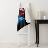 Drei glühende Schmetterlinge im Hintergrund Sherpadecke (Beispiel)