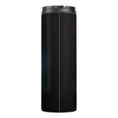 Drei glühende Schmetterlinge im Hintergrund Thermosbecher (Rückseite)