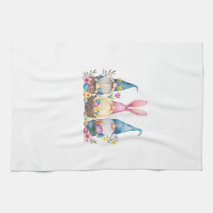Drei Gnom Ostern Gnom Ostern Ei T-Shirt Geschirrtuch