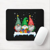 Drei Gnome Baumlichter Männer Frauen passend Xmas  Mousepad (Mit Mouse)