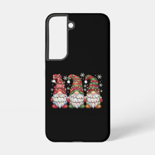 Drei Gnome Buffalo Kariert Rot Weihnachten Samsung Galaxy Hülle