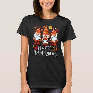 Drei Gnome glücklich Erntedankwürdige Nomaden fall T-Shirt