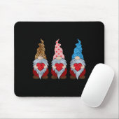 Drei Gnome halten lustigen Valentinstag Co Mousepad (Mit Mouse)