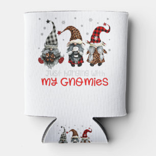 Drei Gnome in roten Weihnachten, nur mit meinen Dosenkühler