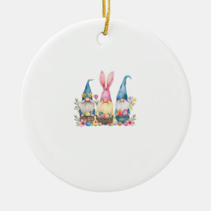 Drei Gnome Ostern Gnom Ostern Ei T-Shirt Keramik Ornament