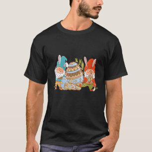 Drei Gnome Ostersonnigen Frühlingsfest Eizelljagd T-Shirt