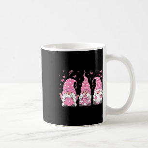 Drei Gnome rosa Ribbon Krieger Brustkrebs Krieg Kaffeetasse