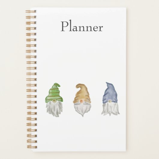 Drei Gnome Spiral Weichcoverplaner Planer (Vorderseite)