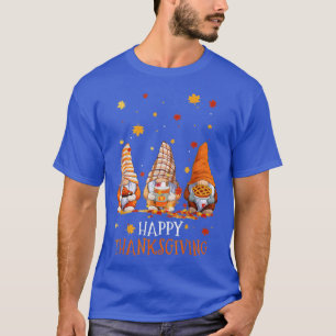 Drei Gnomes Frohes Erntedankfest Herbst Herbst Gn T-Shirt