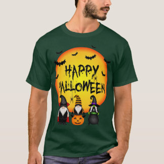 Drei Gnomes glückliches Halloween Fall Candy Corn  T-Shirt